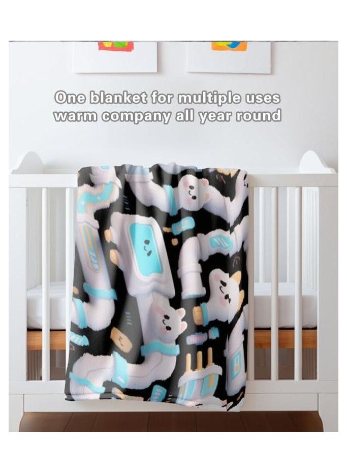 general Flannel thin blanket (warm and comfortable, suitable for sleep, gaming, dust removal and sandproof) 150cm*200cm - 231 - Image 1