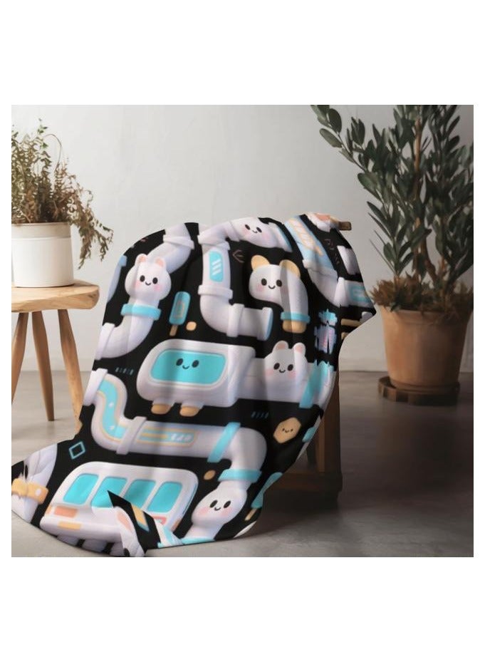 general Flannel thin blanket (warm and comfortable, suitable for sleep, gaming, dust removal and sandproof) 150cm*200cm - 231 - Image 5