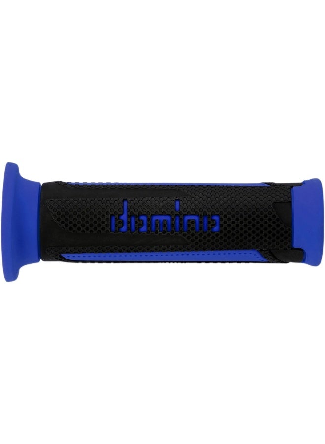 Domino Racing A350 Touring Grips – Anthracite/Blue