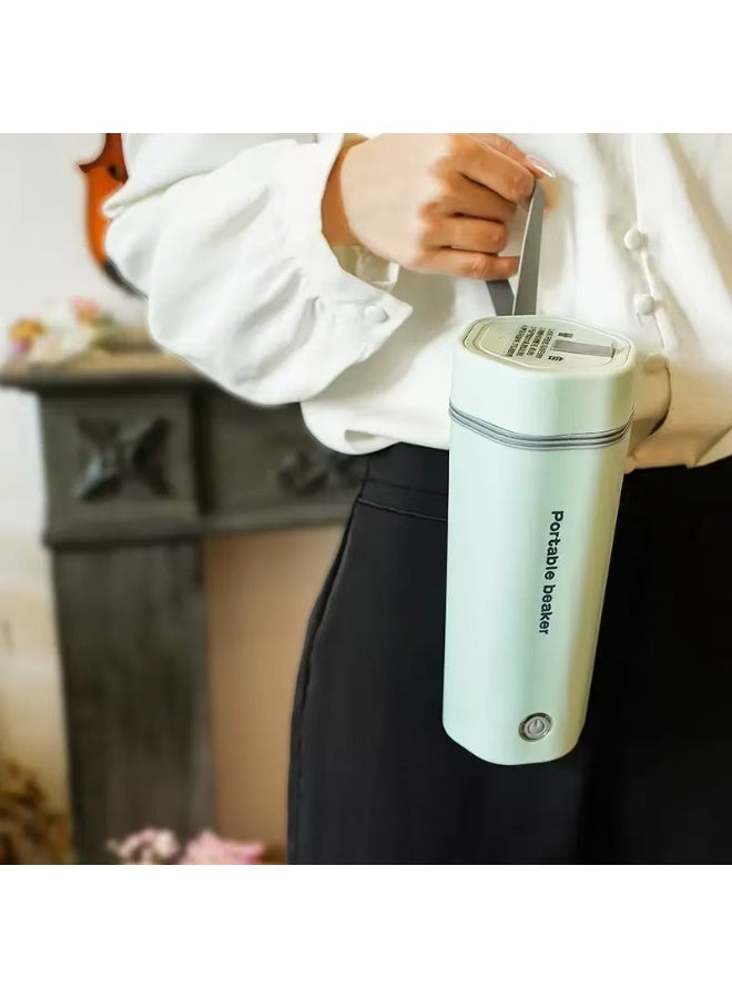 حصريا غلاية كهربائية 110 فولت كوب ماء كهربائي كوب ماء محمول للنوم أوتوماتيكي بالكامل كوب عازل للماء من الفولاذ المقاوم للصدأ - Image 4