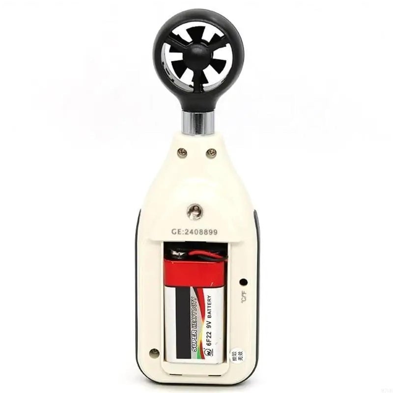 GM816A مقياس الرياح الرقمي عالي الدقة لقياس سرعة الرياح ودرجة الحرارة للاستخدام في الهواء الطلق - Image 3