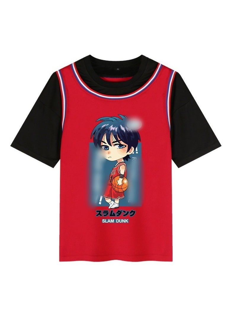 KUYING New Slam Dunk Casual Loose Short Sleeve  - Image 1