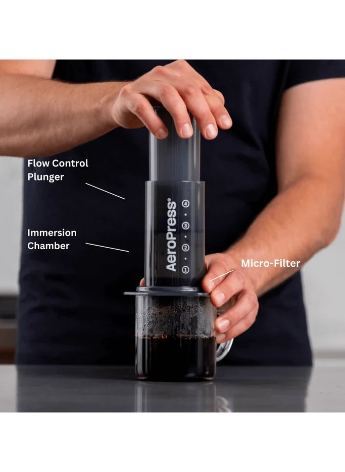 AeroPress Original 3-in-1 Portable Coffee Brewer, 1-2 Cups  - Image 4