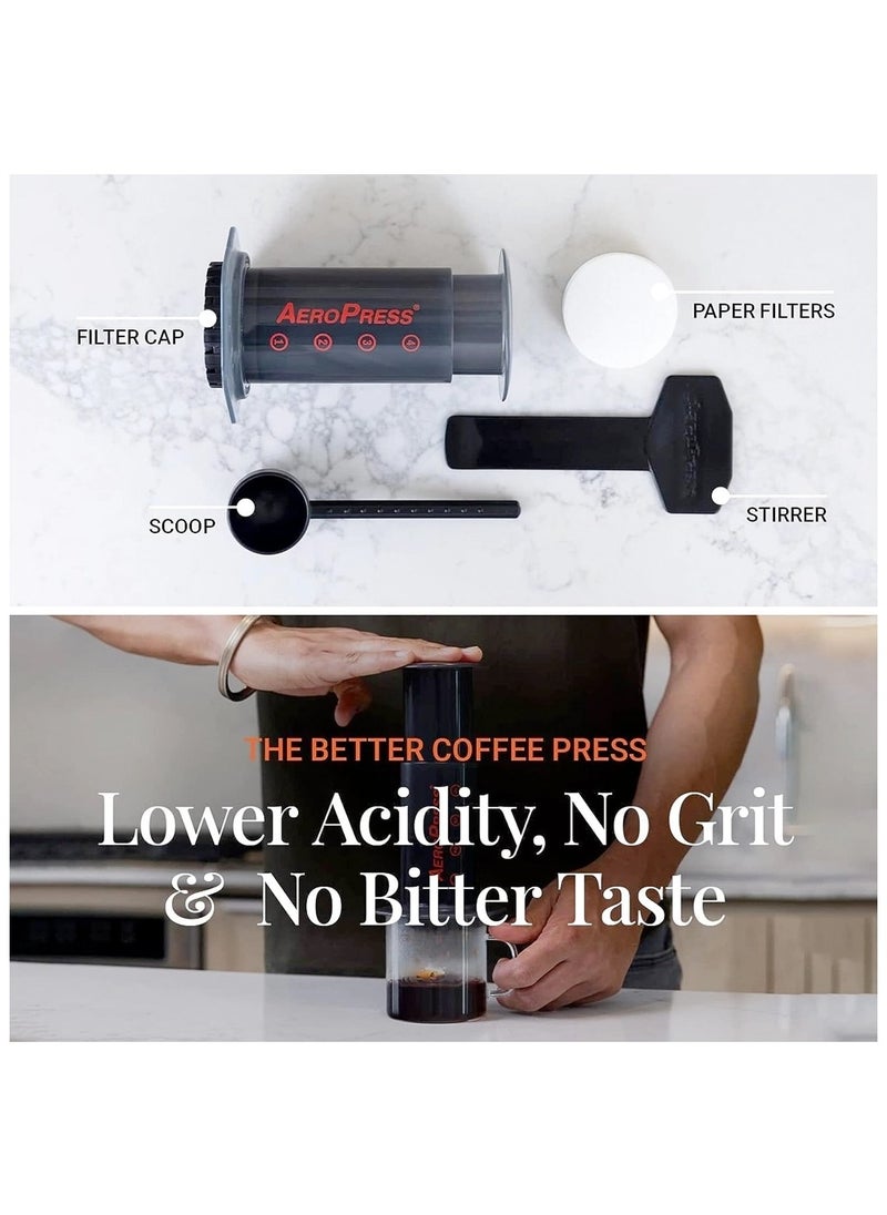 AeroPress Original 3-in-1 Portable Coffee Brewer, 1-2 Cups  - Image 3