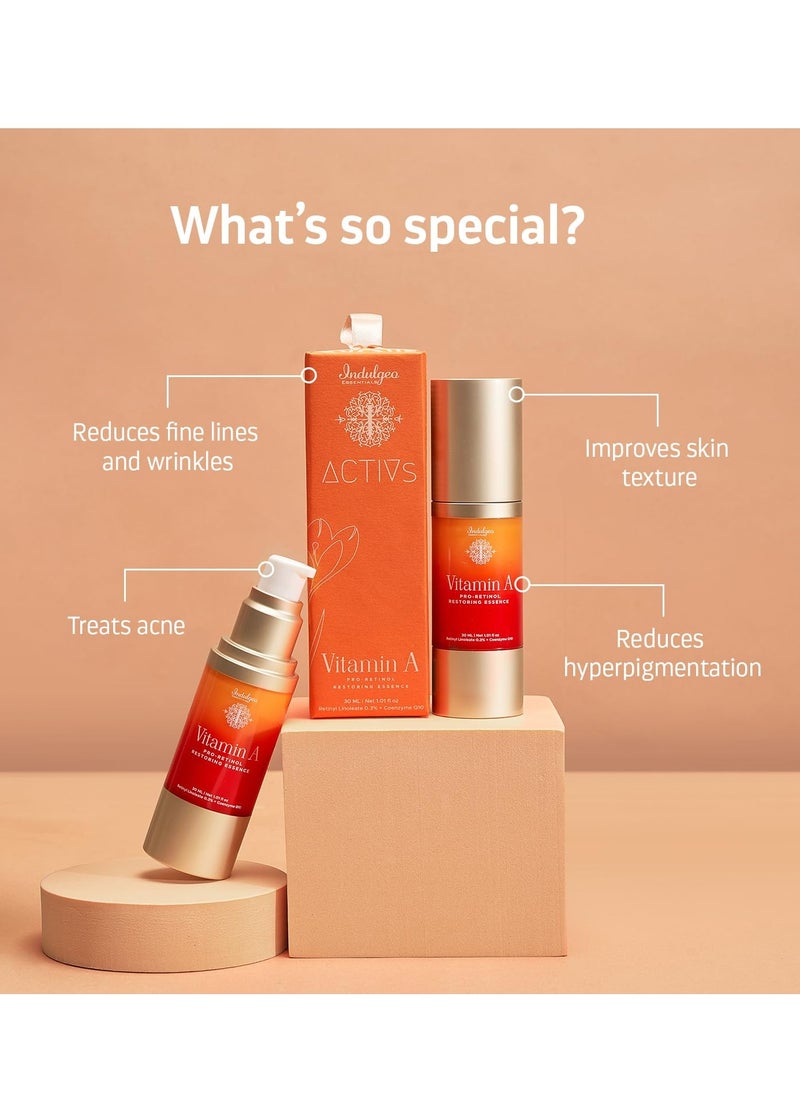 Indulgeo ESSENTIALS Indulgeo Essentials Vitamin A Pro Retinol Restoring Essence 30ml  - Image 2