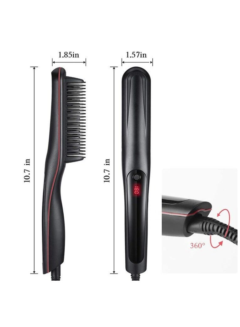 general Beard Comb for Women with Adjustable Temperature Foreign Trade Men's Straight Beard Comb Short Hair Styling Comb British Standard - Image 5