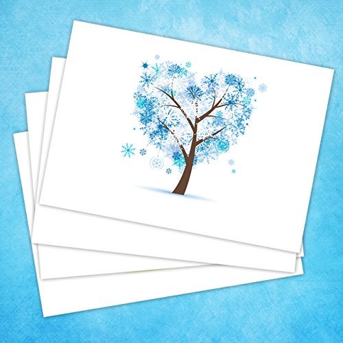 Canopy Street Seasons of Life Note Card Assortment Pack/Set Of 24 Greeting Cards And White Envelopes / 4 7/8" x 3 1/2" Cards Featuring 4 Seasonal Tree Designs - Image 5