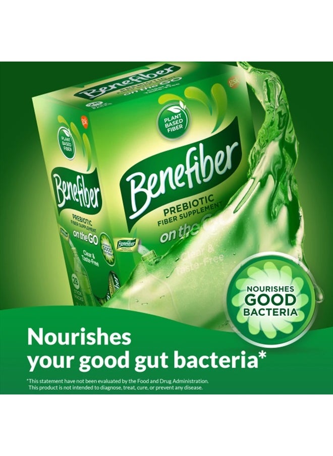 Benefiber - On The Go Prebiotic Fiber Supplement Powder for Digestive Health, Daily Fiber Powder, Unflavored Stick Packs - 36 Sticks, Pack Of 2 - Image 1