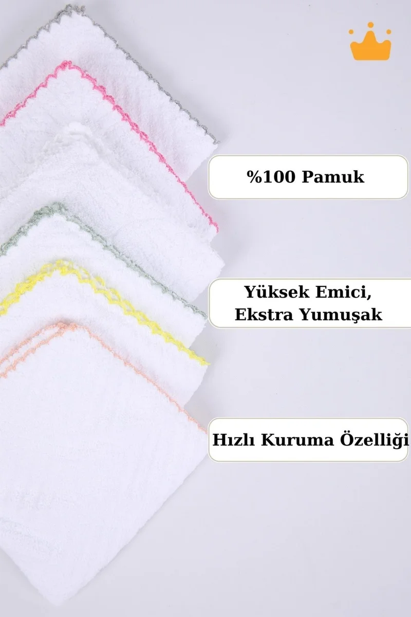 بيبي هولا Baby Mouth Wipes and Sweat Towel 6 Pack 1071