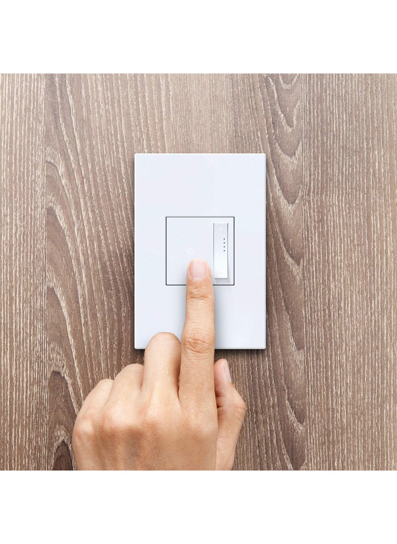 Adorne Legrand Adorne ADTPRRW1 sofTap WiFi Ready Remote Dimmer White  - Image 2