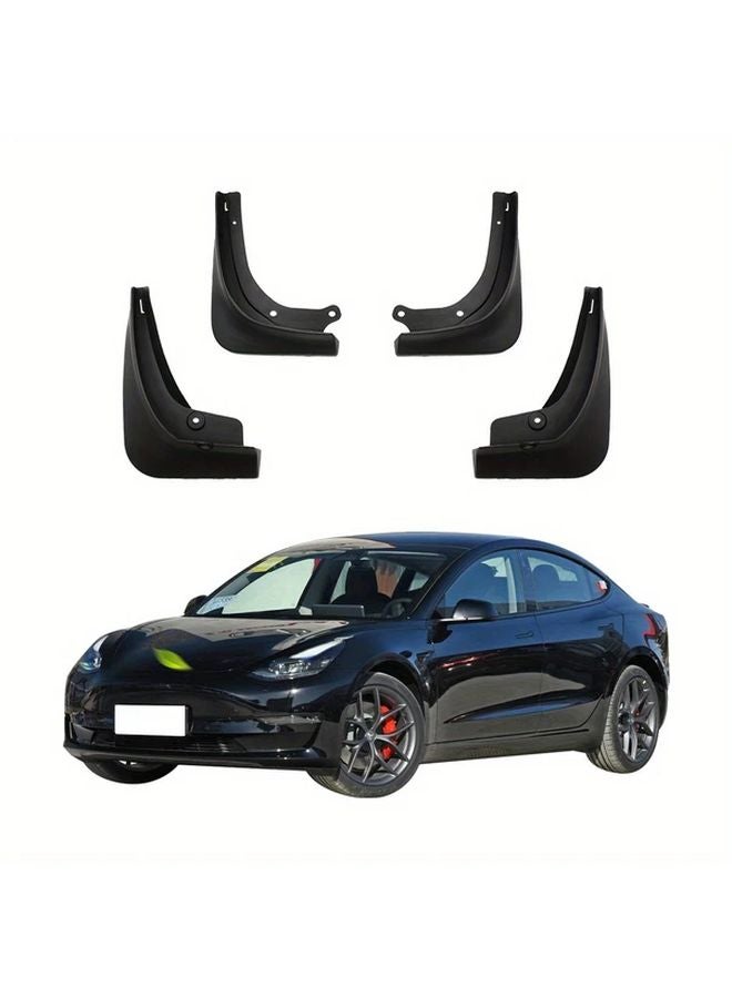 4Pcs Waterproof Front Wing Cover For Tesla Model 3 2012 2022 Automotive Accessories - Image 4