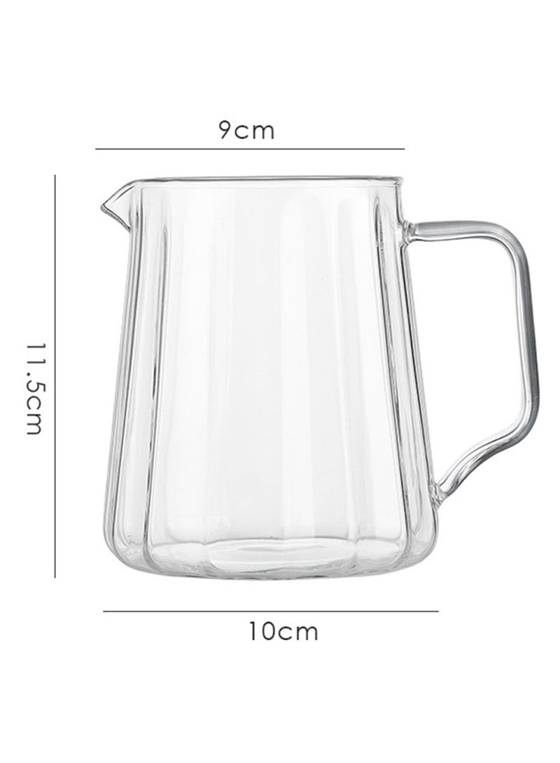 MIBRU 550ml Coffee Glass Server Durable Clear Glass Carafe for Home Use Everyday Coffee Brewing and Serving - Image 4
