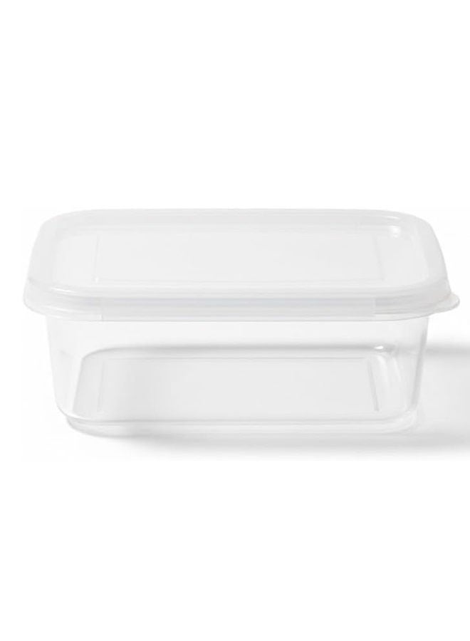 FLO Disposable Rectangle Microwave Food Containers with Lid, White Base, 700ml Pack of 5 x 3 - Image 4