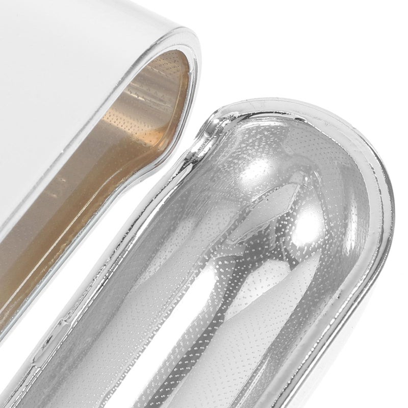 Silver Protective Case Cover for Wireless Earbuds Charging Case Portable Shell - Image 4