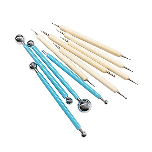 HSYMQ 10Pcs Dotting Tools, Ball End Dot Art Tools for Rock Painting, Pottery Clay Modeling Embossing Art Mandala - Image 2