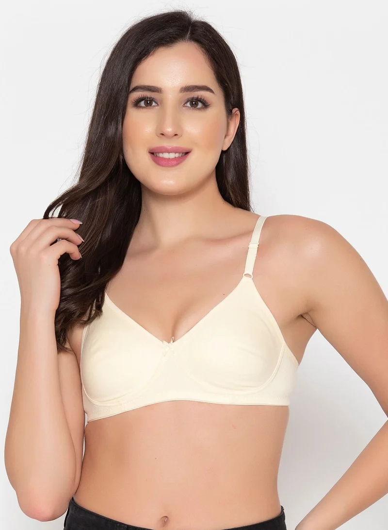كلوفيا Clovia Non-Padded Non-Wired Full Cup Bra In Nude