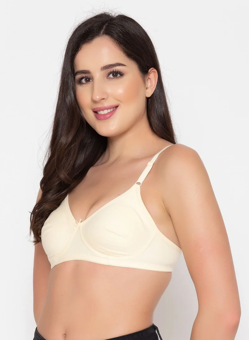 كلوفيا Clovia Non-Padded Non-Wired Full Cup Bra In Nude