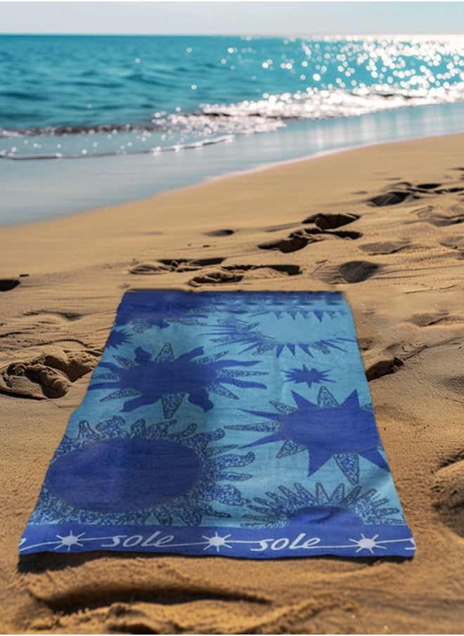 Snooze Beach towel, 170*90 cm, sunny design
