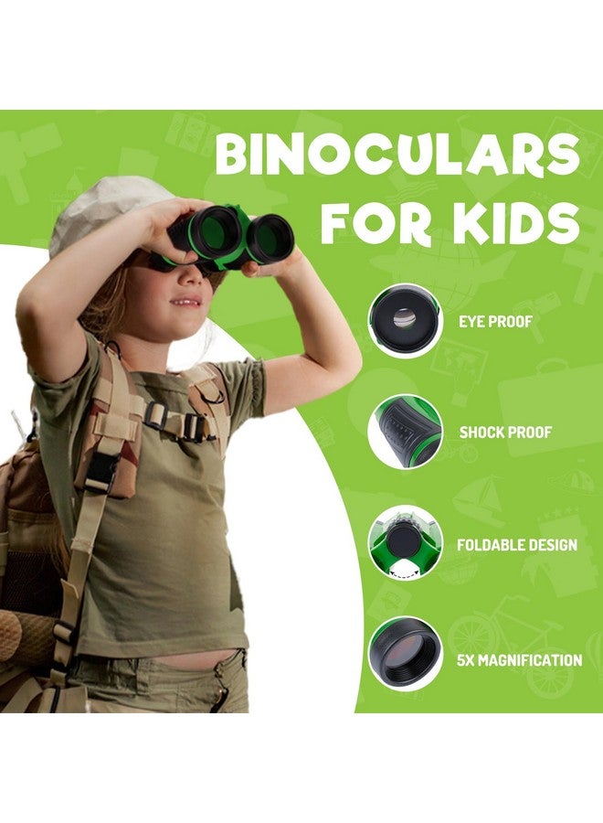 Ginmic Kids Explorer Kit & Bug Catching Kit, 11 Pcs Outdoor Exploration Kit For Kids Camping With Binoculars, Adventure, Hunting, Hiking, Educational Toy Gift For 3-12 Years Old Boys Girls - Image 3