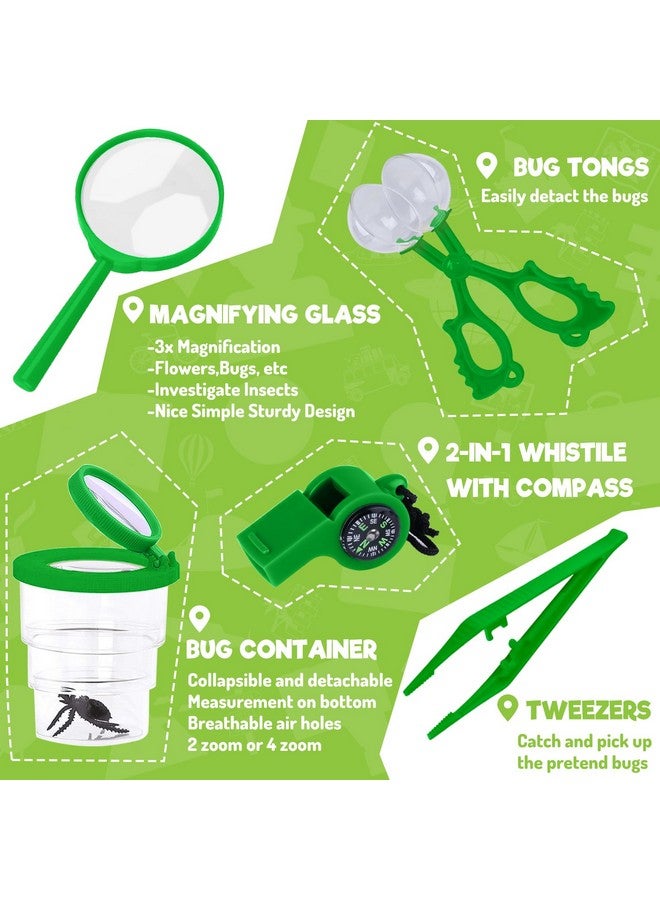 Ginmic Kids Explorer Kit & Bug Catching Kit, 11 Pcs Outdoor Exploration Kit For Kids Camping With Binoculars, Adventure, Hunting, Hiking, Educational Toy Gift For 3-12 Years Old Boys Girls - Image 5