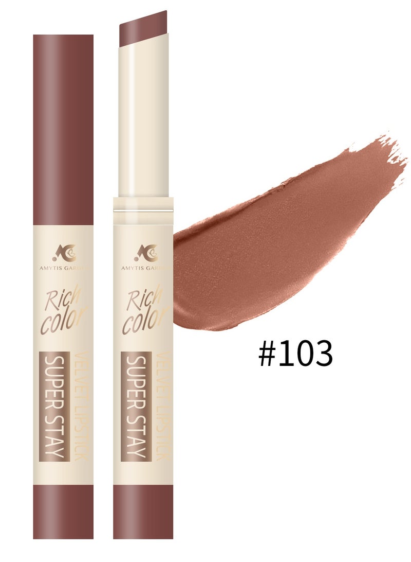 اميتيس جاردن روج ثابت سوبر ستاي - لون غني يدوم طويلاً مع تأثير الفيلر والبوتوكس نيود فاتح - Image 1