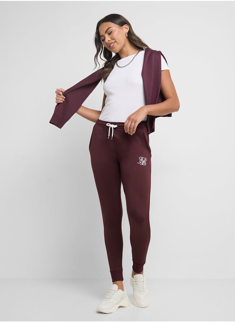 SikSilk - SIKSILK POLY TRICOT FITTED JOG PANT - Image 1