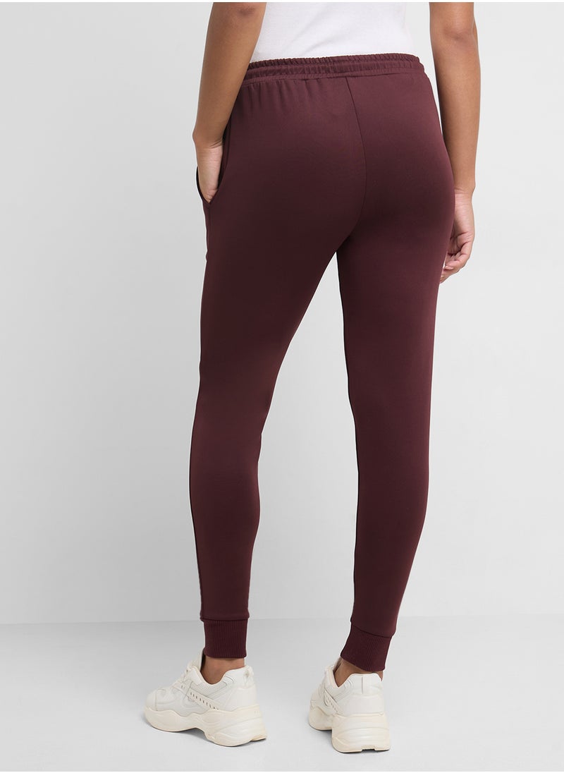 SikSilk - SIKSILK POLY TRICOT FITTED JOG PANT - Image 1