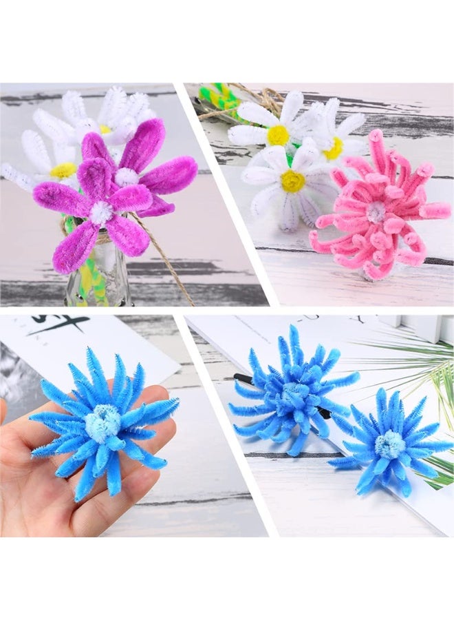 Caydo مجموعة كايدو من 324 قطعة من منظفات الأنابيب بـ 27 لونًا من سيليل ستيمز لمشاريع الحرف اليدوية الإبداعية (6 مم × 12 بوصة) - Image 5