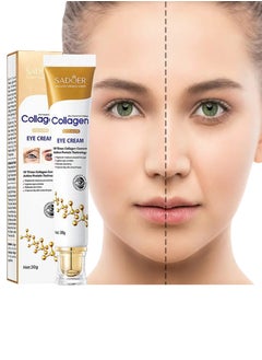 SADOER COLLAGEN ANTI-AGING EYE CREAM MOISTURIZING BRIGHTENING HYDRATING EYE CARE CREAM 20G  - Image 2