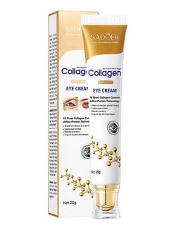 SADOER COLLAGEN ANTI-AGING EYE CREAM MOISTURIZING BRIGHTENING HYDRATING EYE CARE CREAM 20G  - Image 4