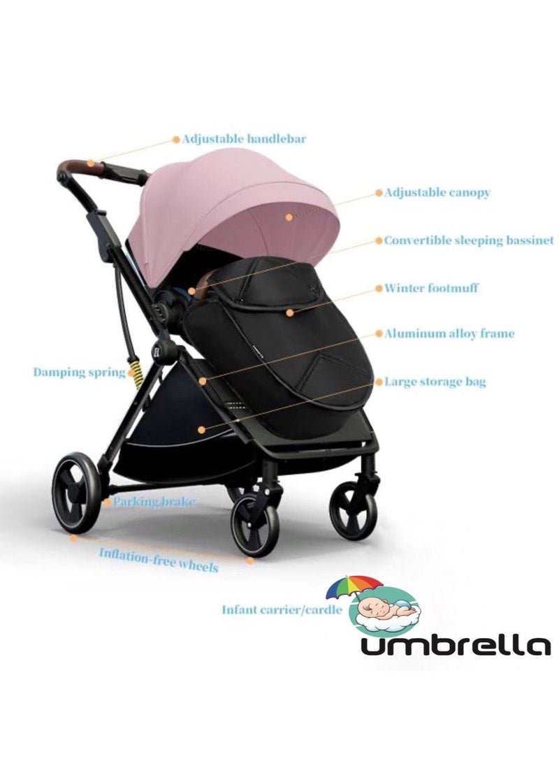 Stroller baby  Umbrella X9 luxury in two directions -black - pzsku/ZE02196A2843E7C47902AZ/45/_/1690845496/997742b7-af2b-4784-adff-709ecf2fc581