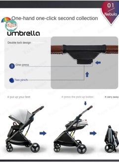 Stroller baby  Umbrella X9 luxury in two directions -black - pzsku/ZE02196A2843E7C47902AZ/45/_/1690845497/d3a28156-2545-4efa-a6f5-a0b0a72f8895