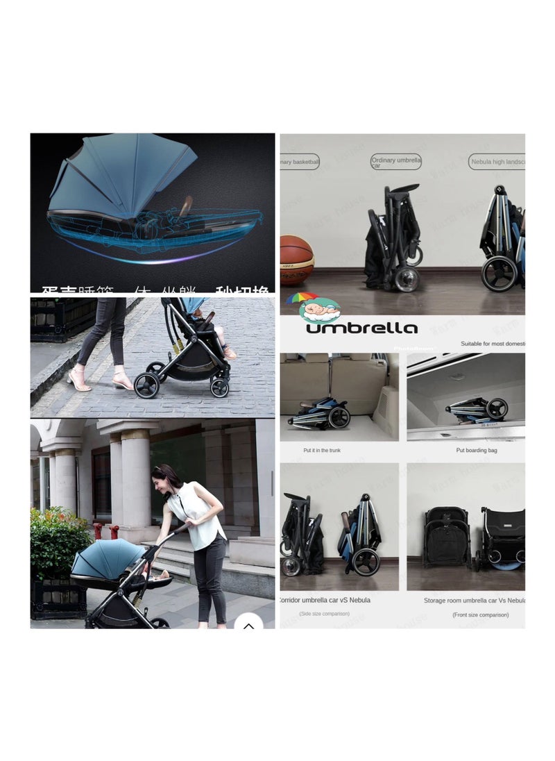 Stroller baby  Umbrella X9 luxury in two directions -black - pzsku/ZE02196A2843E7C47902AZ/45/_/1690845499/eab87427-aad5-45b7-b49b-175a9fdc3b2f