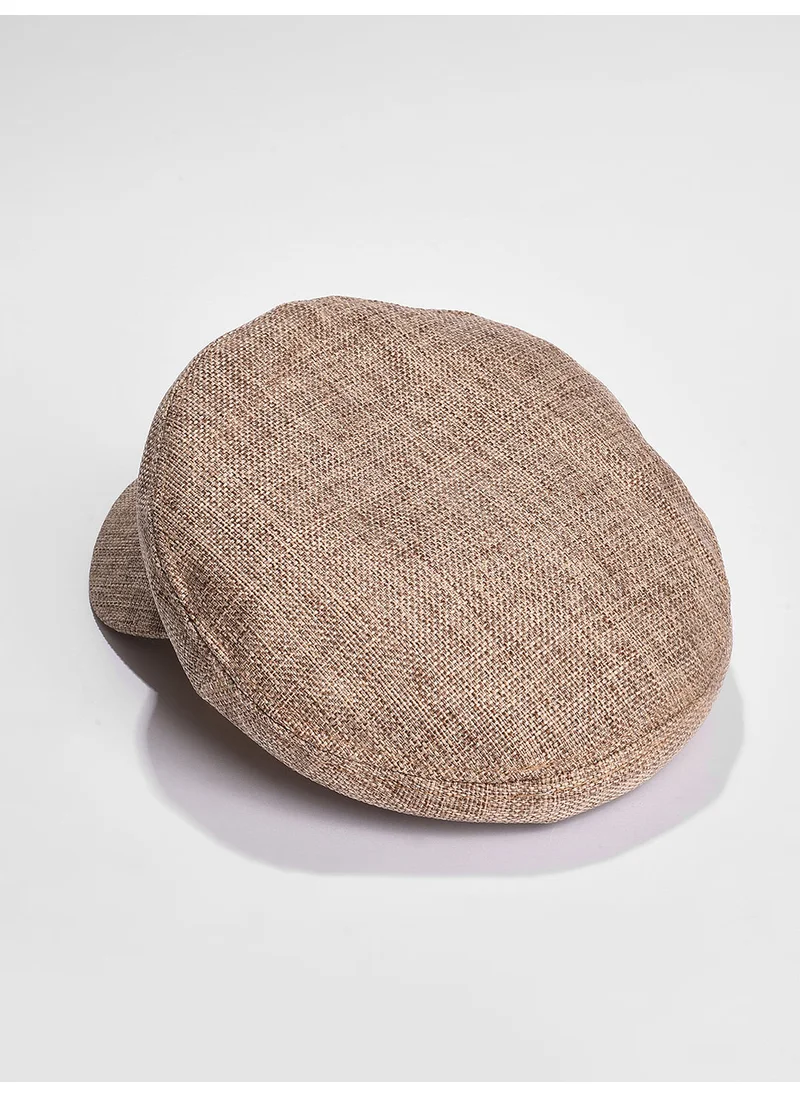 صوص هاوت Beige Solid Visor Cap