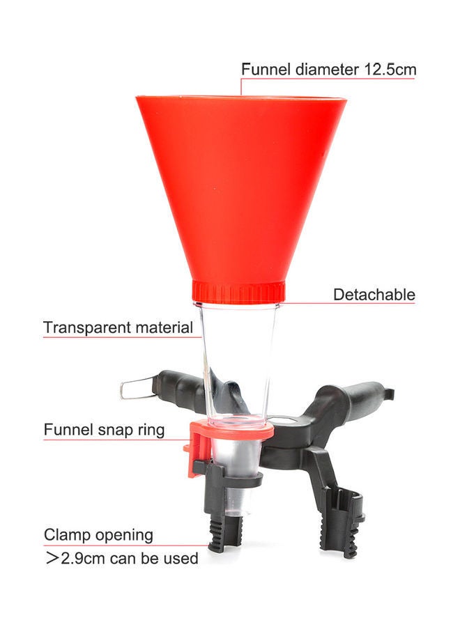 NIBEMINENT Car Engine Oil Funnel With Mount - Image 2