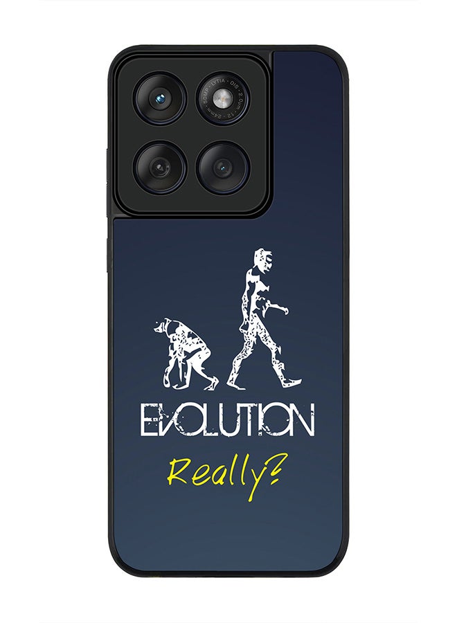 Stylizedd For Motorola MOTO Edge 60 Fusion/ Edge 60 Case,Slim fit Camera Protection, Shockproof Thin Phone cover  - Evolution, Really (Grey) - Image 1
