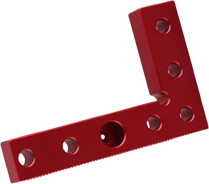 Small Square Aluminum Alloy Center Finder Tool, Woodworking Dowel Drill Guide Jig, Self Center Line Scriber with 2 Pins, 90 Degree Square for Precision Marking and Drilling - Image 2