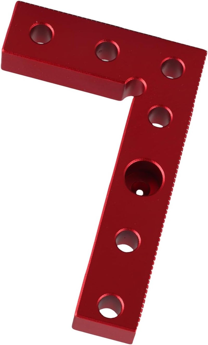 Small Square Aluminum Alloy Center Finder Tool, Woodworking Dowel Drill Guide Jig, Self Center Line Scriber with 2 Pins, 90 Degree Square for Precision Marking and Drilling - Image 3