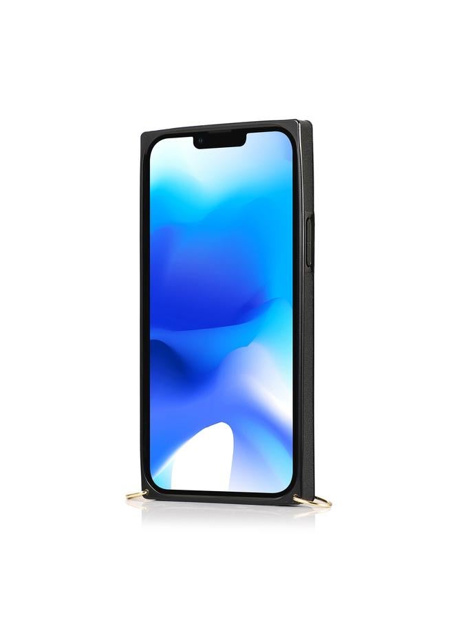 S-TOP Case For iPhone 14 Crossbody Wrist Strap Card Holder Phone Case - Image 3