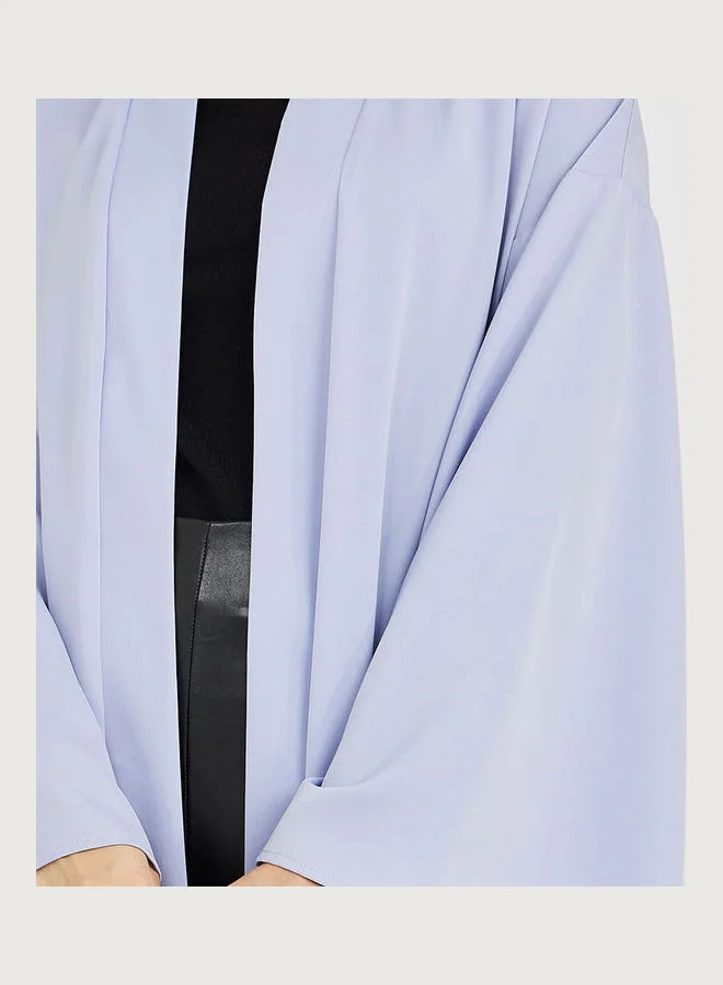 Styli Solid Oversized Fit Maxi Length Kimono