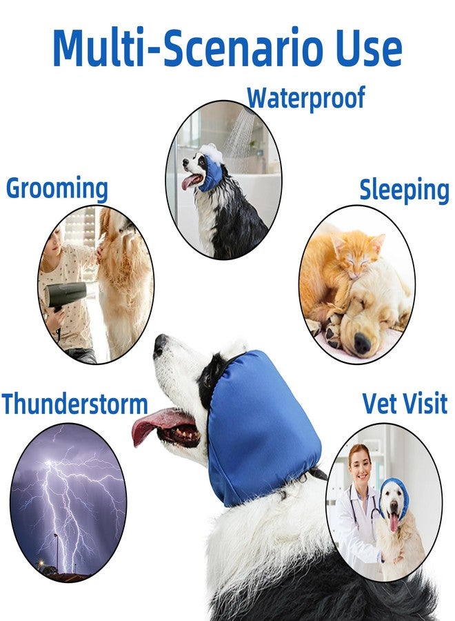 Jranter Pet Ear Protection Muffs for Dogs and Cats, Noise Reducing & Water Resistant Dog Ear Covers for Bathing and Calming (S) - Image 5
