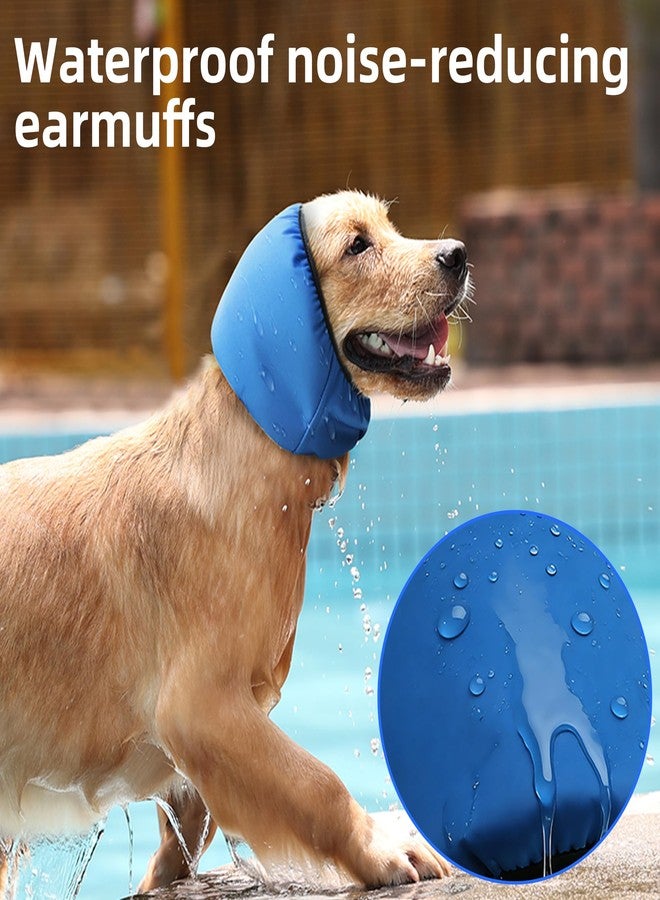 Jranter Pet Ear Protection Muffs for Dogs and Cats, Noise Reducing & Water Resistant Dog Ear Covers for Bathing and Calming (S) - Image 3