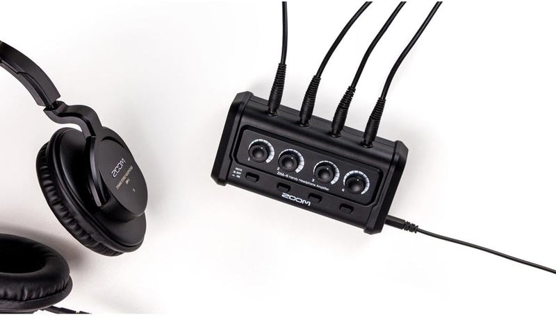 ZOOM مضخم الصوت لسماعات الرأس Zoom ZHA-4 رباعي القنوات - Image 3