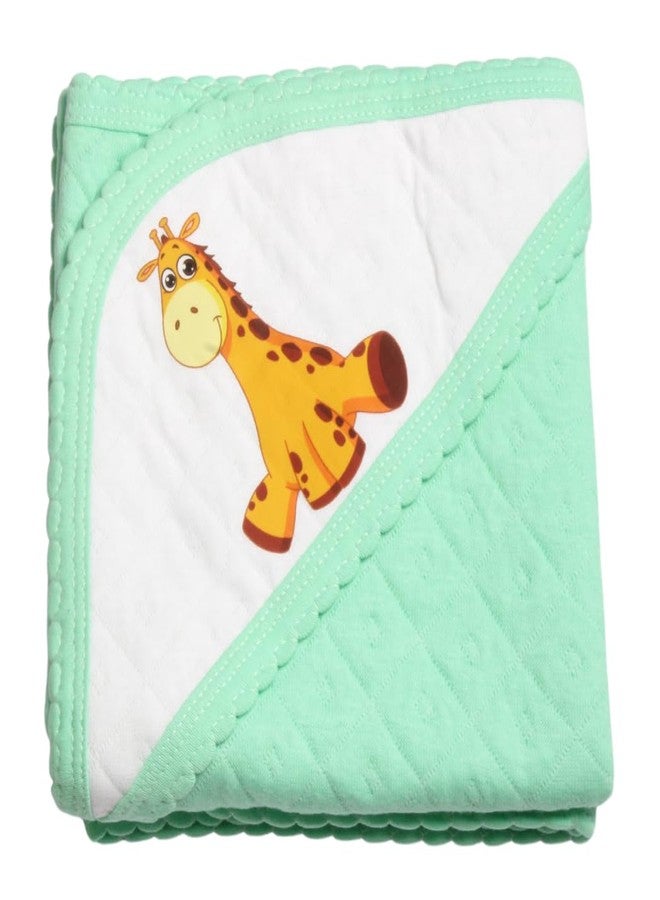 Hornbill Enterprises Hooded Wrapper, a Soft and Cozy Baby Towel Designed for Newborns (0-12 Months). It's Easy to wrap Your Little one snugly Super-Soft, Skin-Friendly Material Pack 1 (1, Green) - Image 2