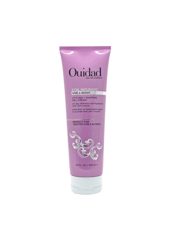 Ouidad OUIDAD Coil Infusion™ Give a Boost Styling + Shaping Gel Cream, 8.5 oz.  - Image 1