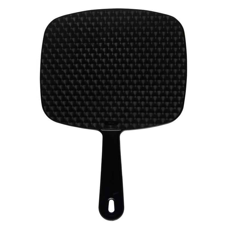 Diane Professional Quality Hand Mirror, Single Sided Hand Held Mirror with Handle for Salon, Barber, Vanity, Grooming, Shaving, and Travel, Medium, 7.5" x 10.75", Black - Image 4