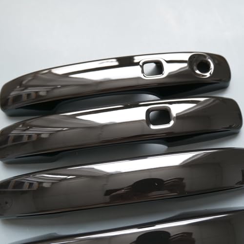 ZiWen Door Handle Cover Trim for Ford Ranger Everest 2024 2025 (Gloss Black with Keyless Holes) - Image 2