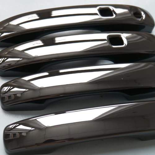 ZiWen Door Handle Cover Trim for Ford Ranger Everest 2024 2025 (Gloss Black with Keyless Holes) - Image 3