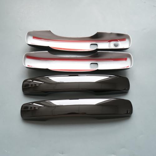 ZiWen Door Handle Cover Trim for Ford Ranger Everest 2024 2025 (Gloss Black with Keyless Holes) - Image 4