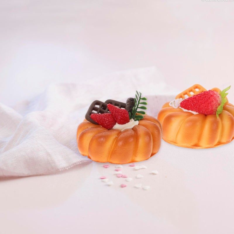 1 Set Simulation Cake Model Fake Cake Prop Realistic Cake Decoration Photo Prop - Image 4